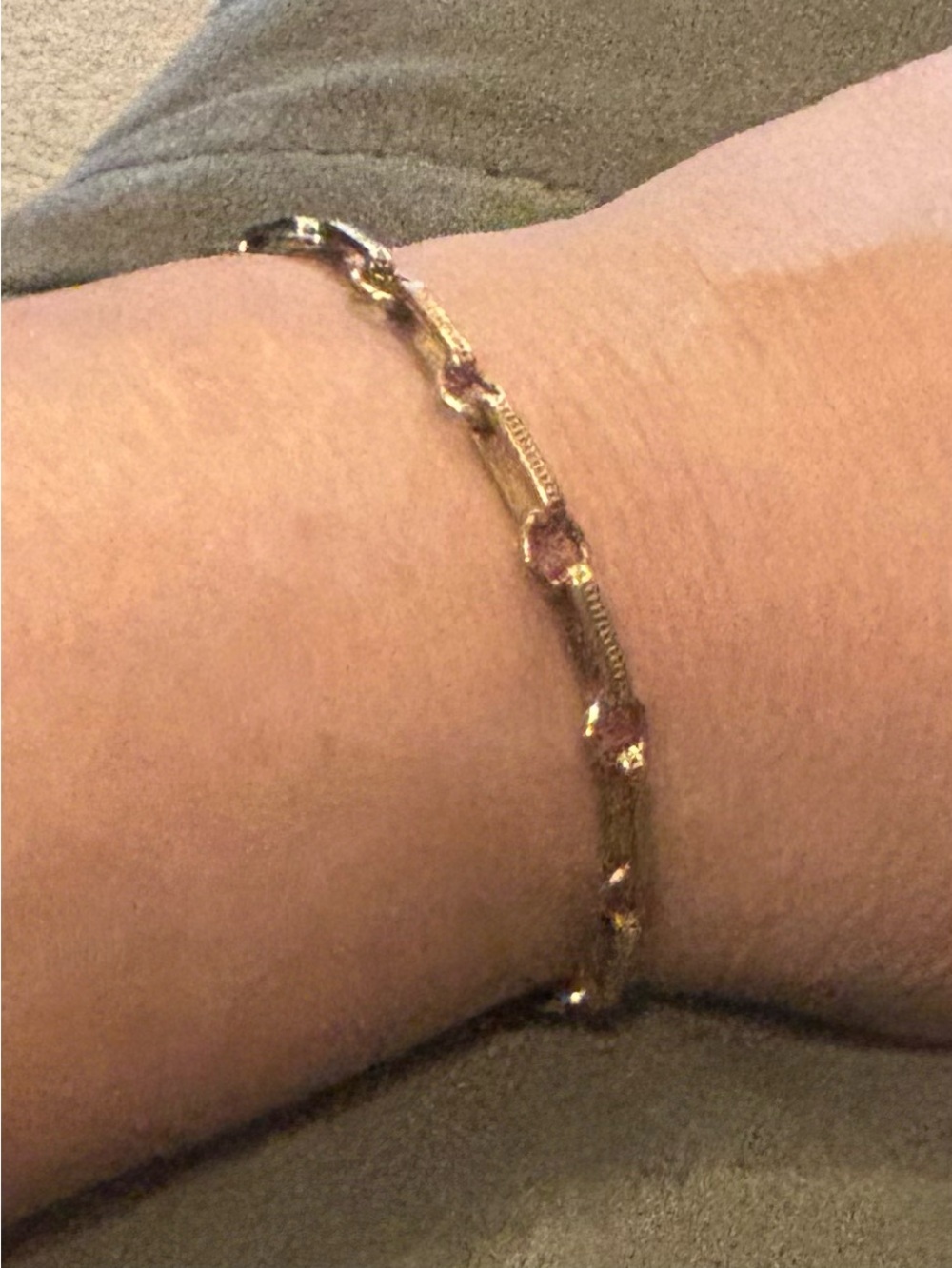 Vintage signed Coro Elegant Gold-Tone Women's Link Bracelet.